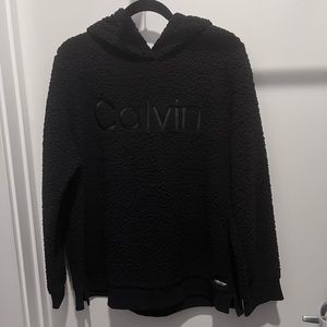 Calvin Kline Sherpa Black pullover Hoodie